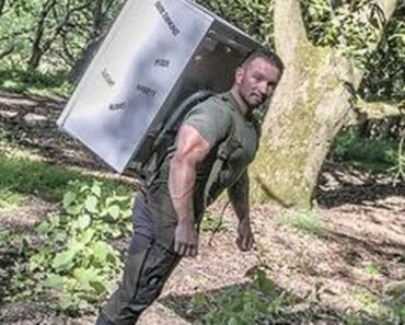 Extremely Chilling Challenge: Hiker Carries A Fridge Up 3 Peaks To Support Mental Health & Inspire Change